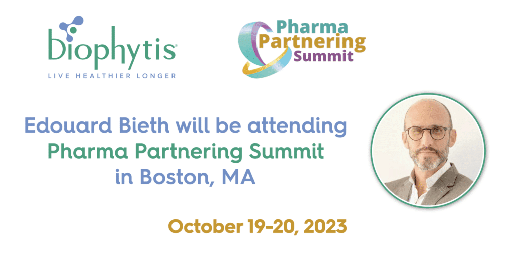 Edouard Bieth, participera au Pharma Partnering Summit à Boston, aux États-Unis !